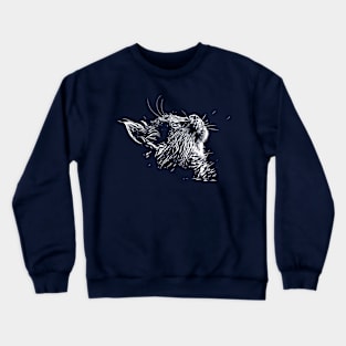 black cat Crewneck Sweatshirt